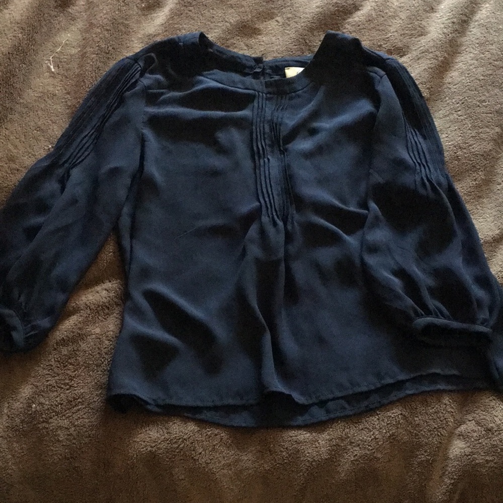 Eloise Blouse Navy Blue